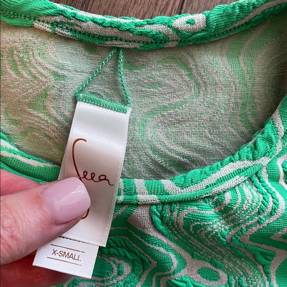 Free People x Seea Palomar Green Glow Rashguard - Picture 3 of 5